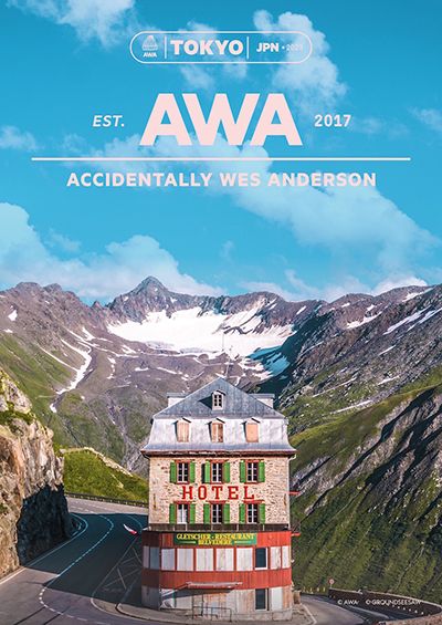 2022年、韓国・ソウルで25万人を動員したAWA展が「ウェス・アンダーソンすぎる風景展」として、日本に初上陸！